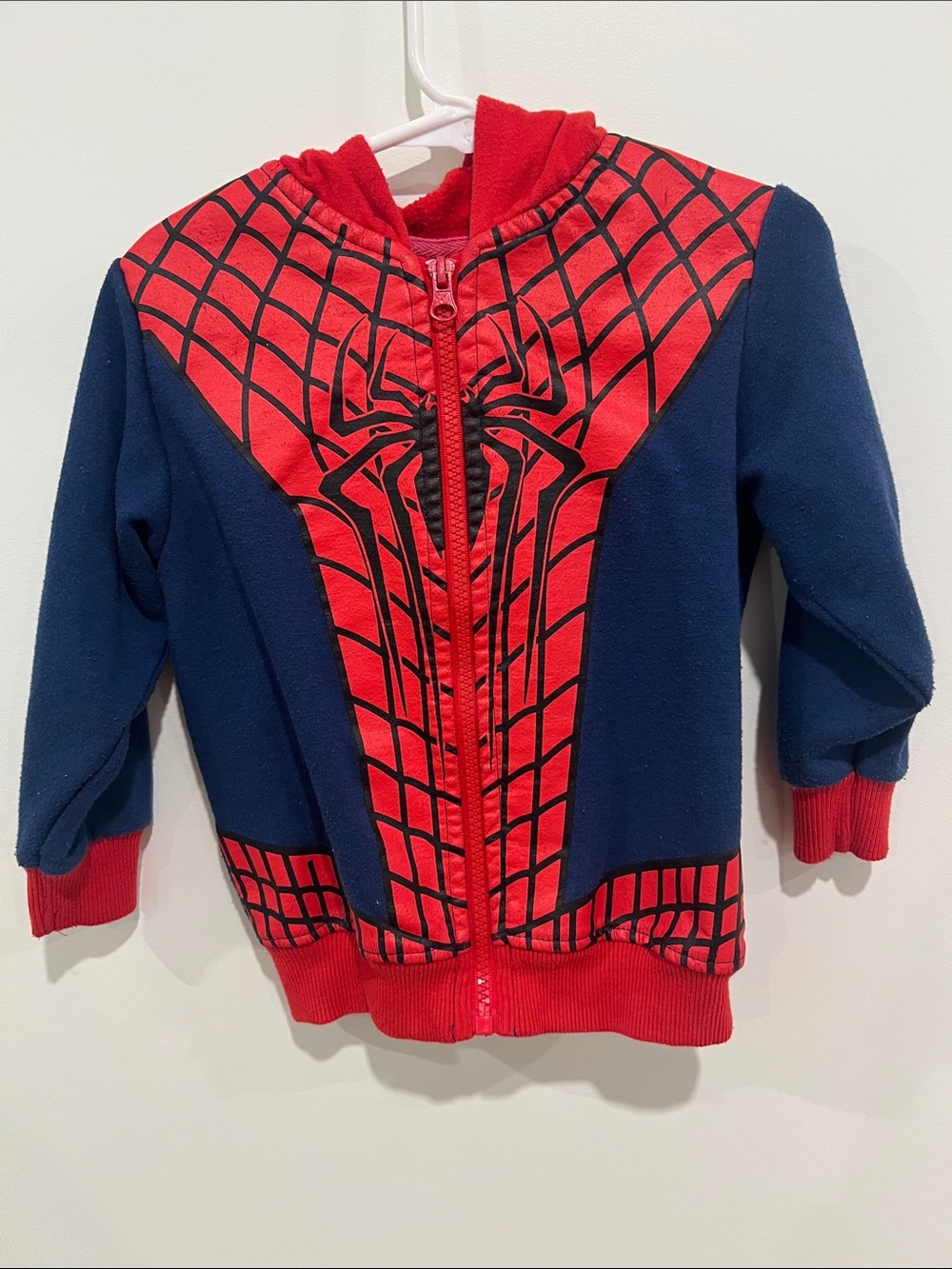 Kids Spiderman Zip Hoodie